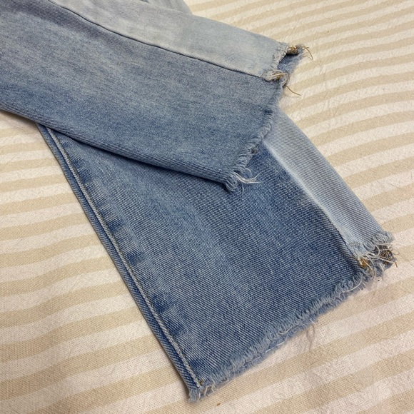 PacSun Jason Two Tone Mom Jeans Raw Hem Size 23 - Picture 3 of 7